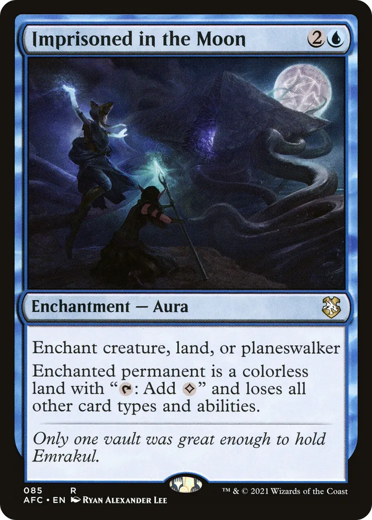 Imprisoned in the Moon — Forgotten Realms Commander — Magic: The Gathering
