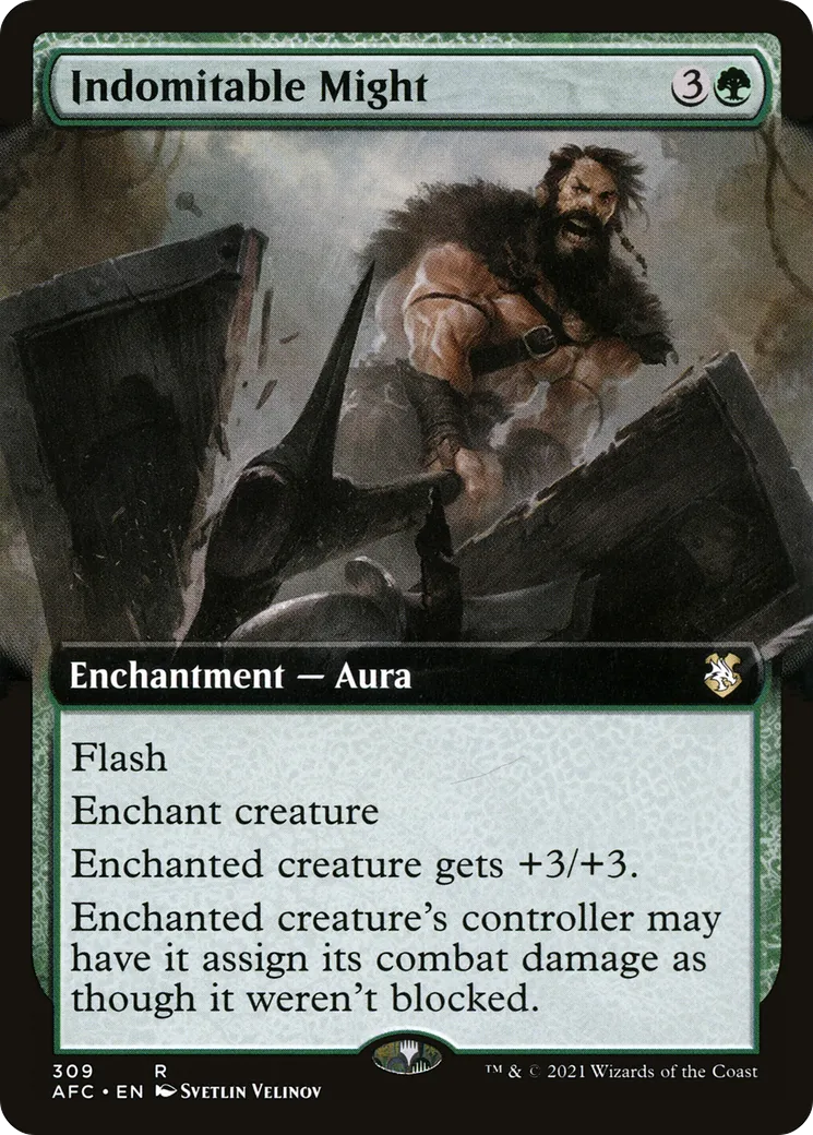 Indomitable Might — Forgotten Realms Commander — Magic: The Gathering