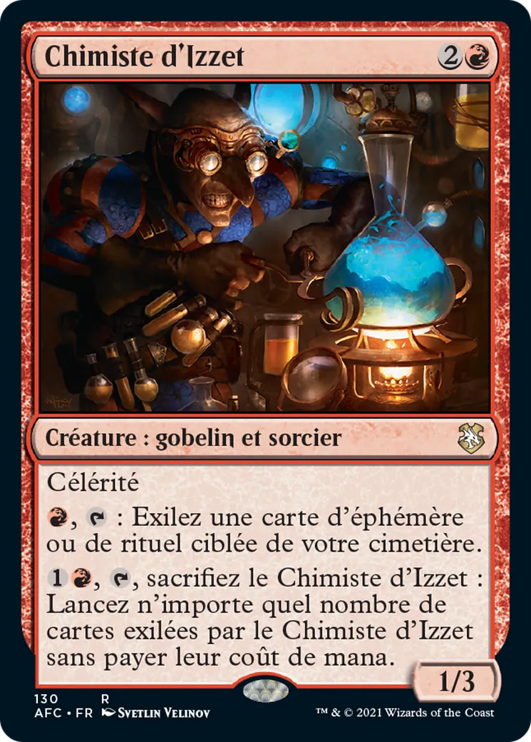 Chimiste d'Izzet — Forgotten Realms Commander — Magic: The Gathering