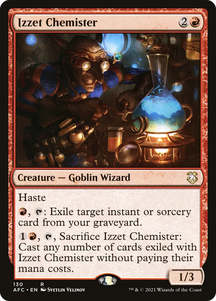 Izzet Chemister — Forgotten Realms Commander — Magic: The Gathering
