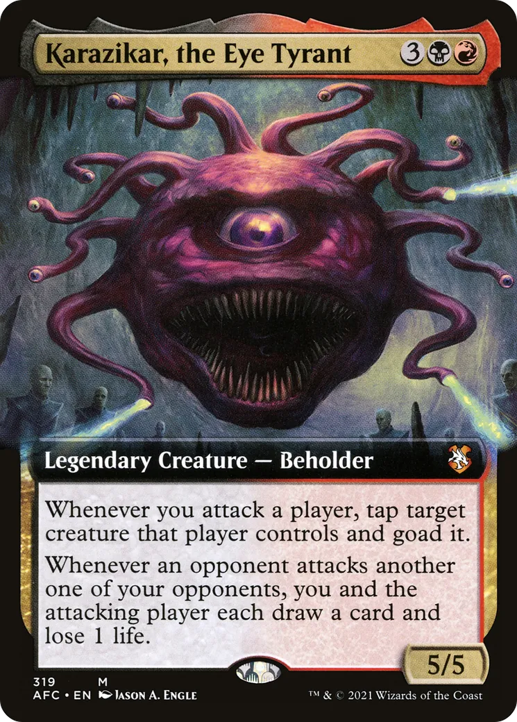 Karazikar, the Eye Tyrant — Forgotten Realms Commander — Magic: The Gathering