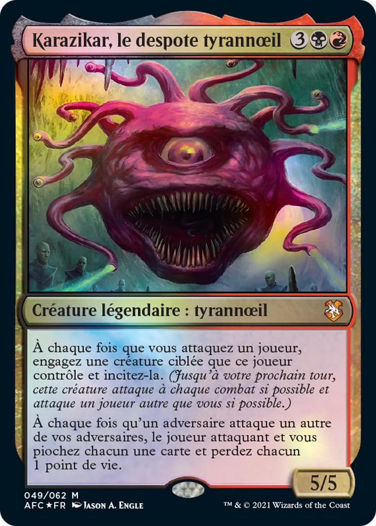 Karazikar, le despote tyrannœil — Forgotten Realms Commander — Magic: The Gathering