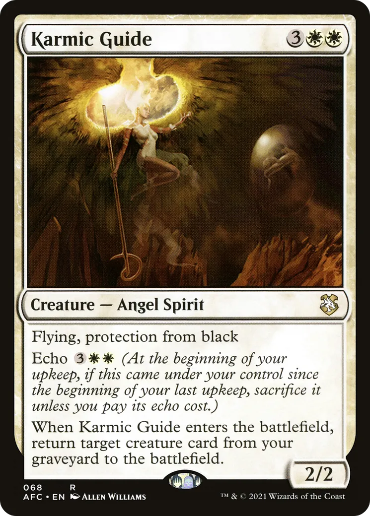 Karmic Guide — Forgotten Realms Commander — Magic: The Gathering