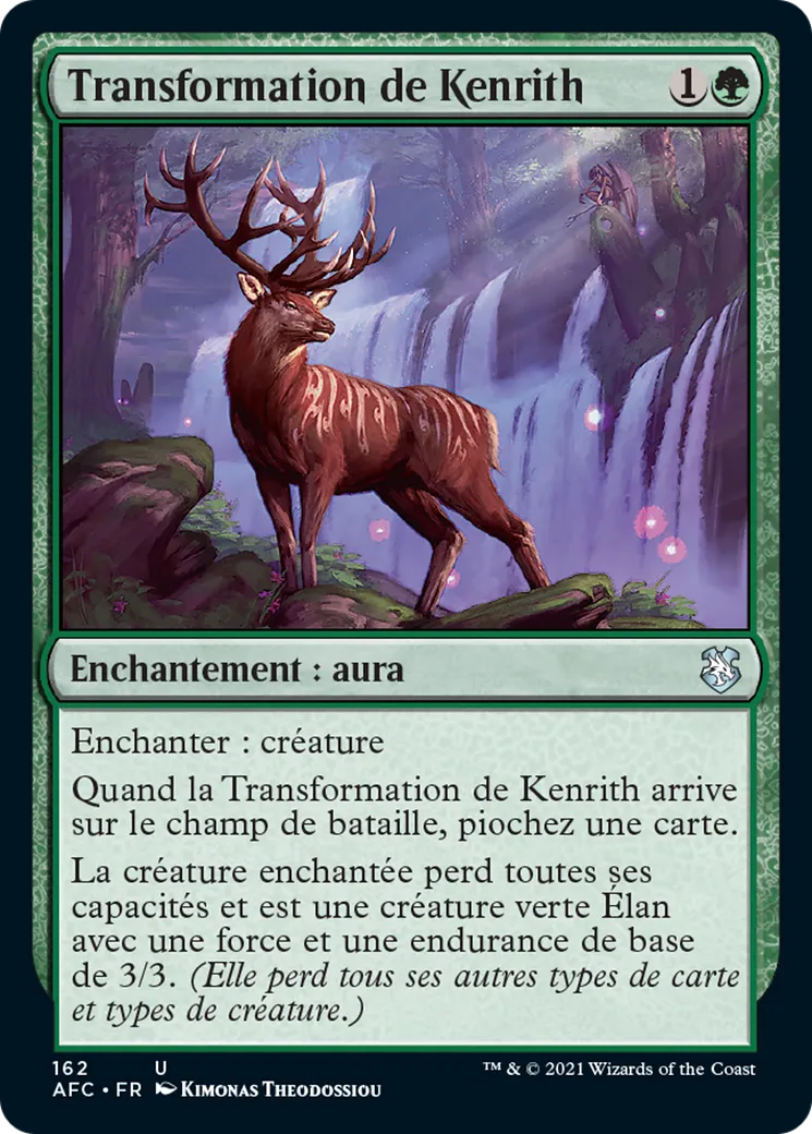 Transformation de Kenrith from Forgotten Realms Commander - Magic: The Gathering