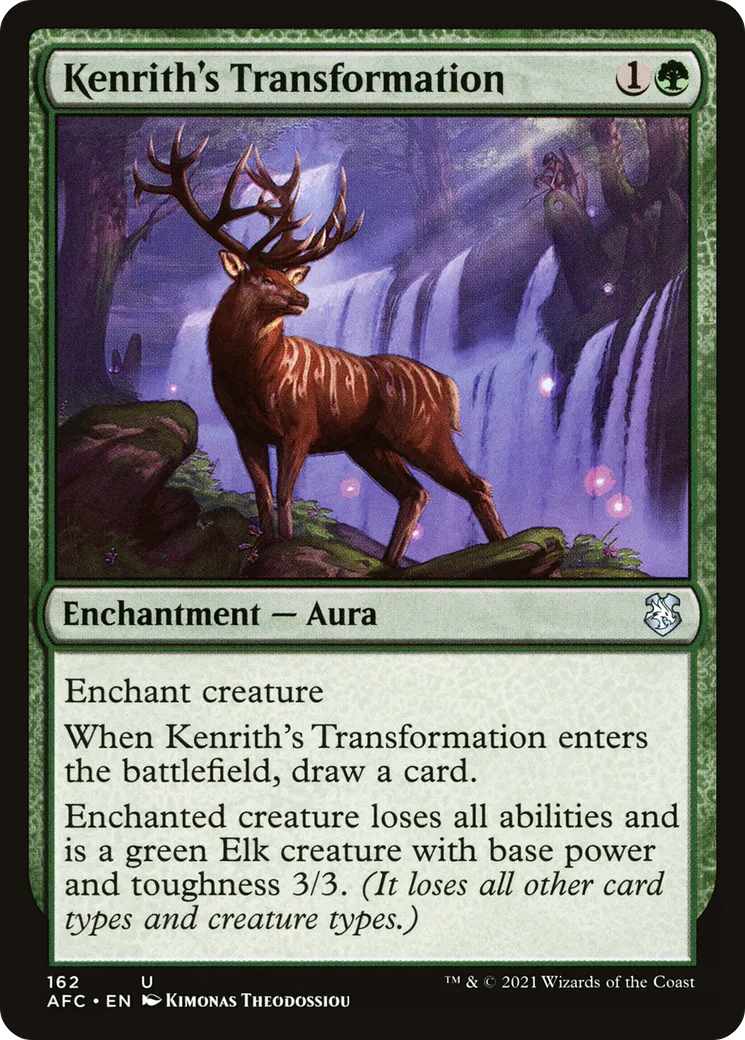 Kenrith's Transformation from Forgotten Realms Commander - Magic: The Gathering
