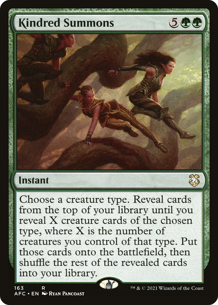Kindred Summons — Forgotten Realms Commander — Magic: The Gathering