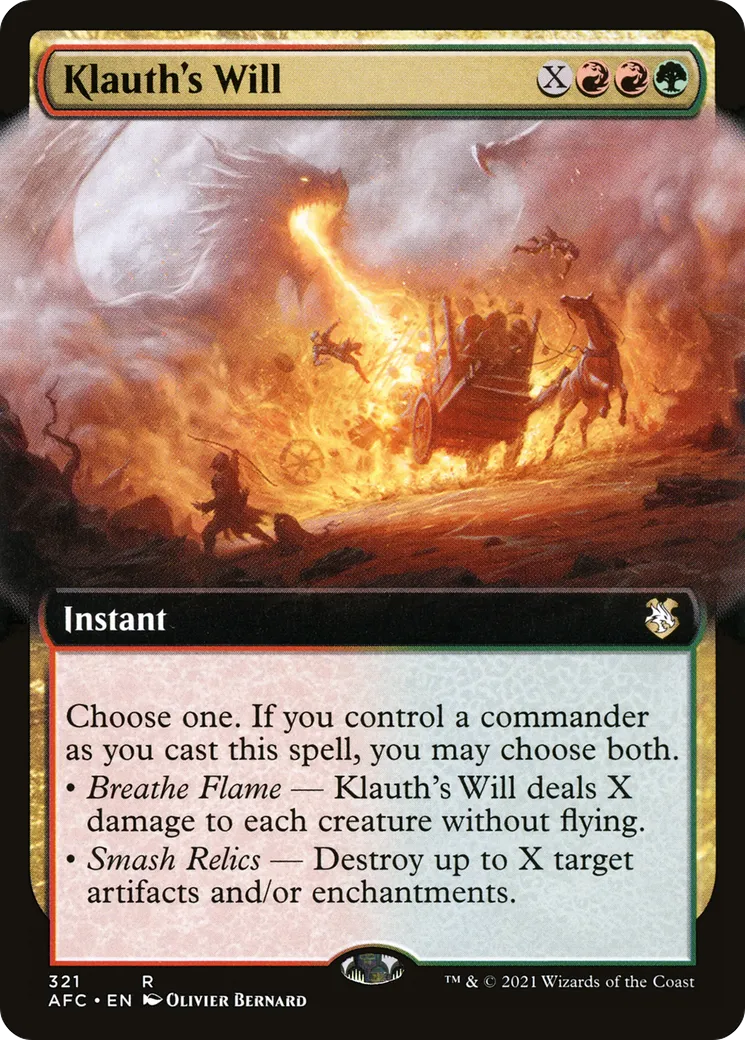 Klauth's Will — Forgotten Realms Commander — Magic: The Gathering
