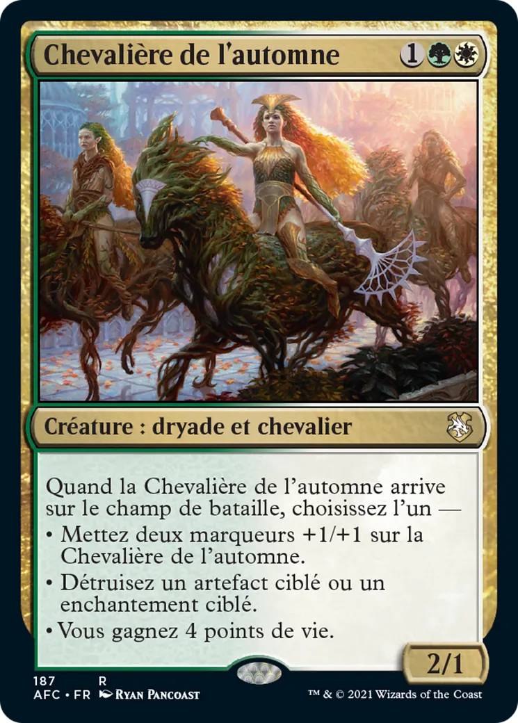 Chevalière de l'automne — Forgotten Realms Commander — Magic: The Gathering