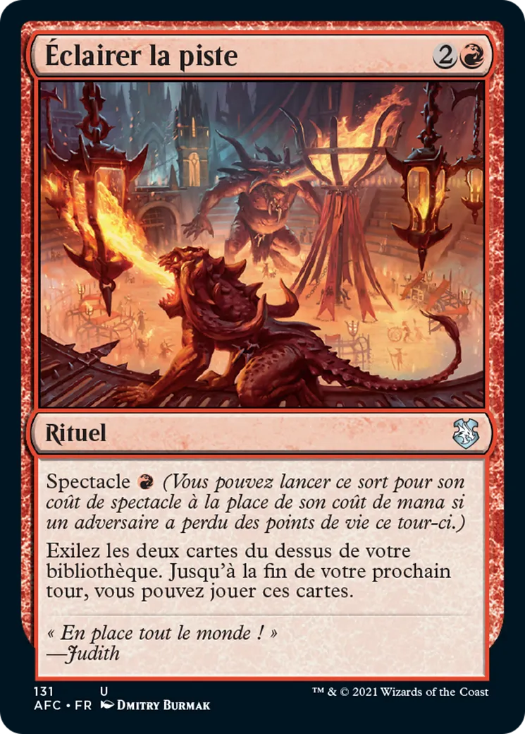 Éclairer la piste — Forgotten Realms Commander — Magic: The Gathering