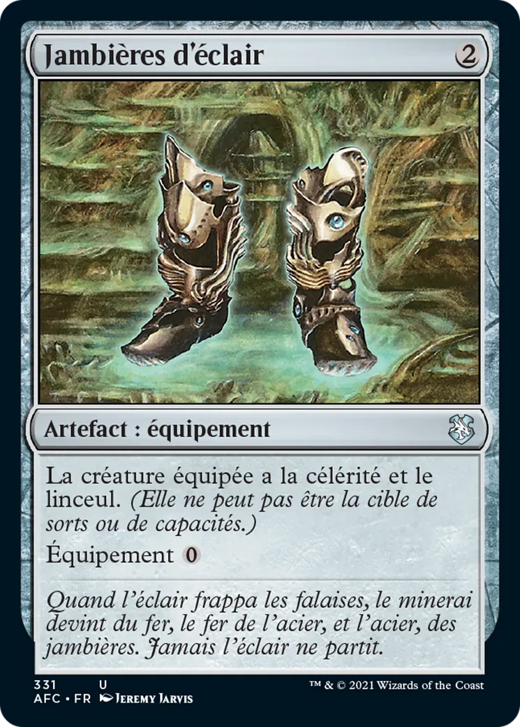 Jambières d'éclair — Forgotten Realms Commander — Magic: The Gathering