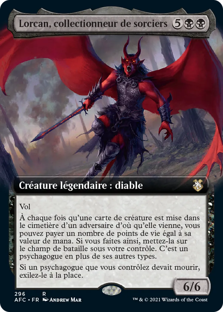 Lorcan, collectionneur de sorciers — Forgotten Realms Commander — Magic: The Gathering