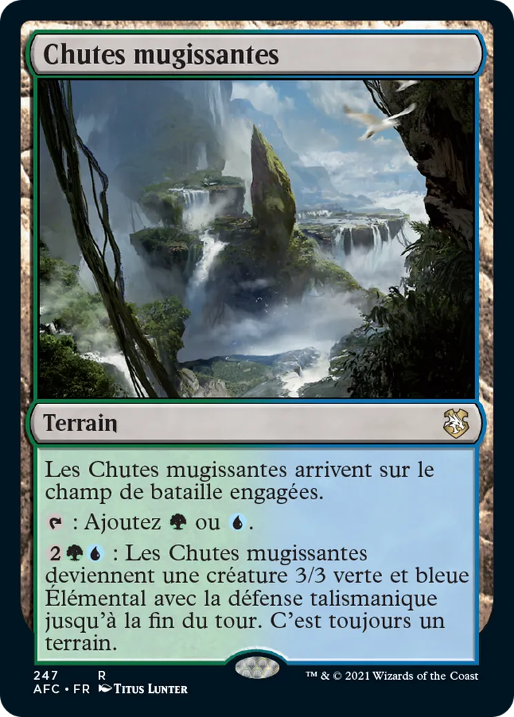 Chutes mugissantes — Forgotten Realms Commander — Magic: The Gathering