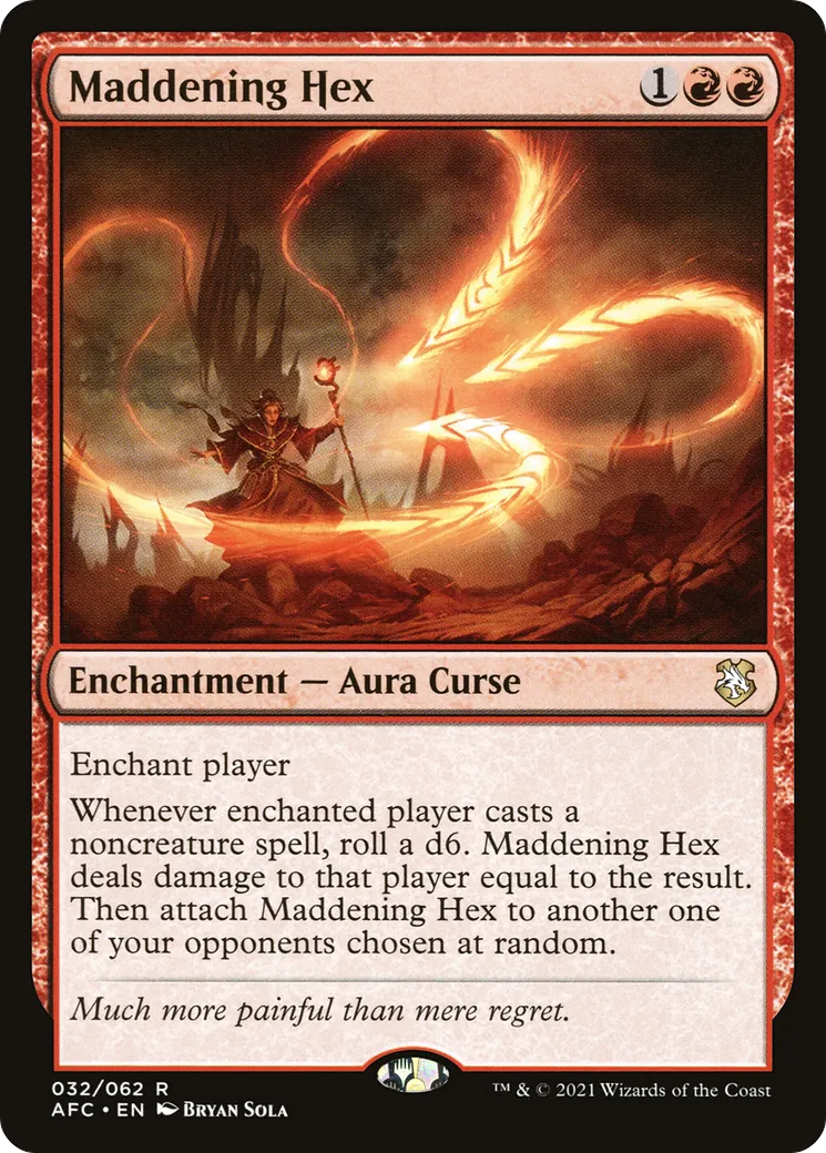 Maddening Hex — Forgotten Realms Commander — Magic: The Gathering