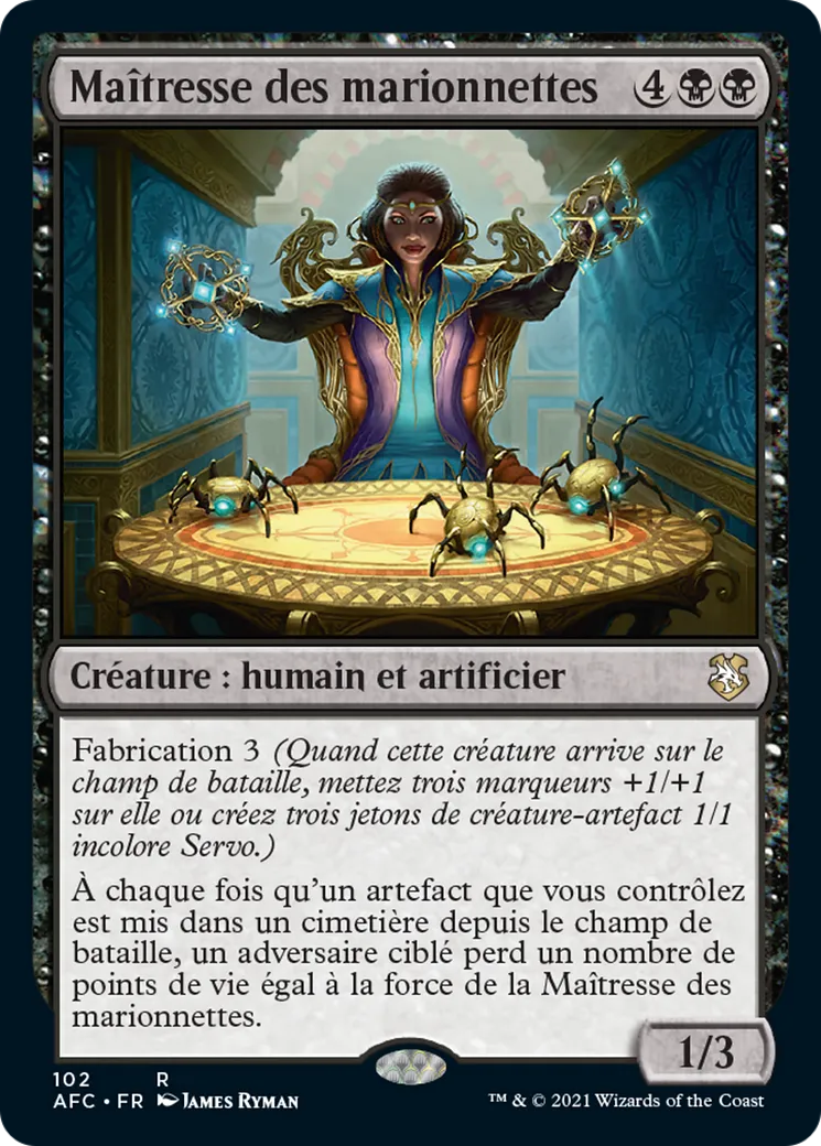 Maîtresse des marionnettes — Forgotten Realms Commander — Magic: The Gathering