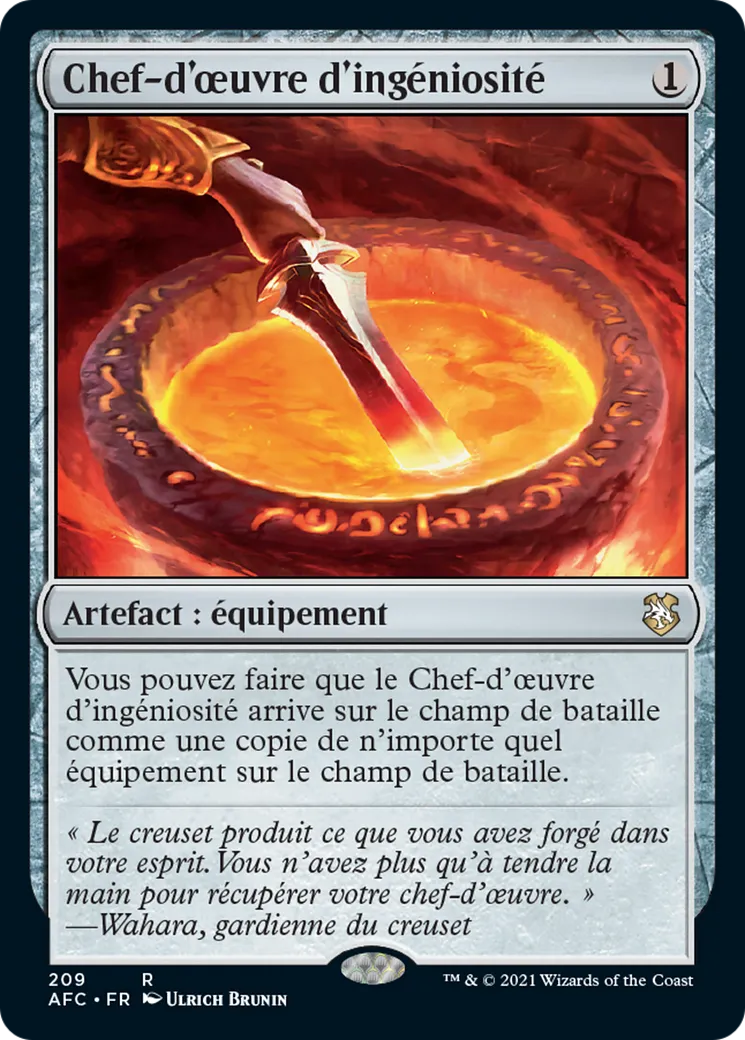 Chef-d'œuvre d'ingéniosité — Forgotten Realms Commander — Magic: The Gathering