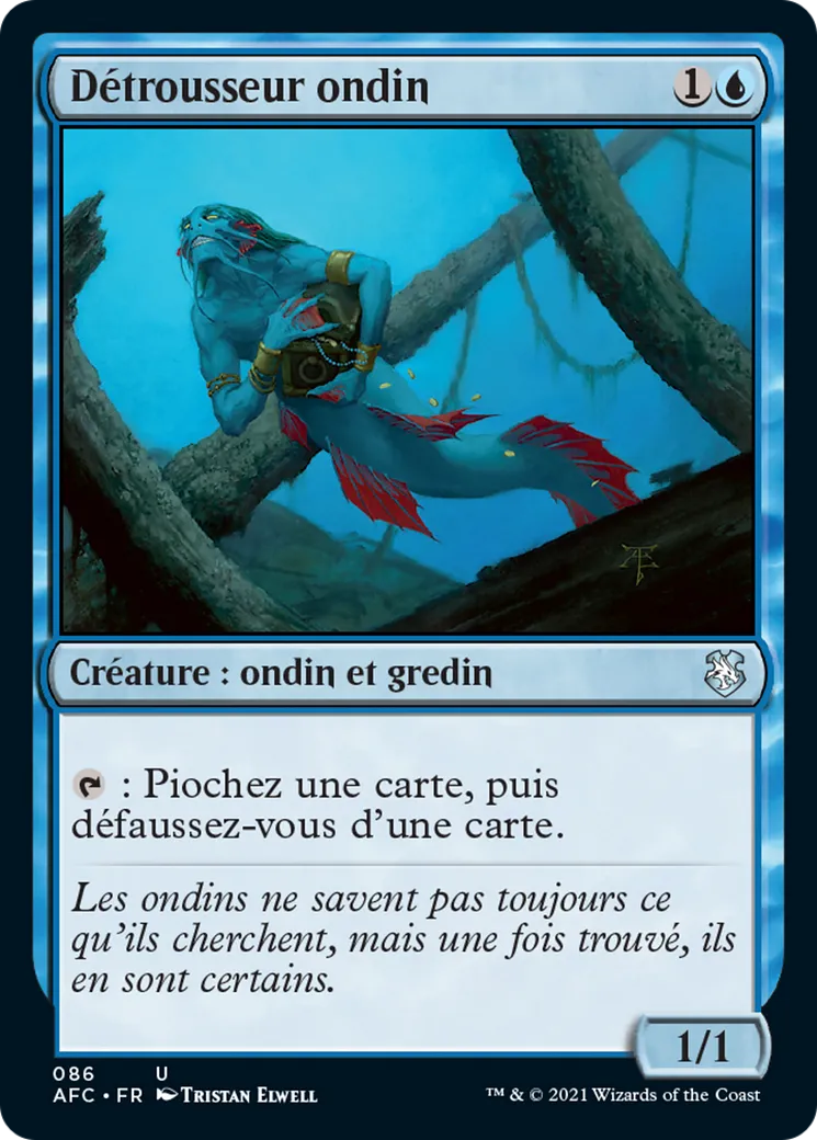 Détrousseur ondin — Forgotten Realms Commander — Magic: The Gathering