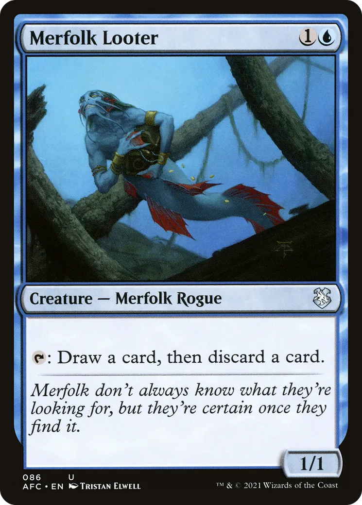 Détrousseur ondin — Forgotten Realms Commander — Magic: The Gathering