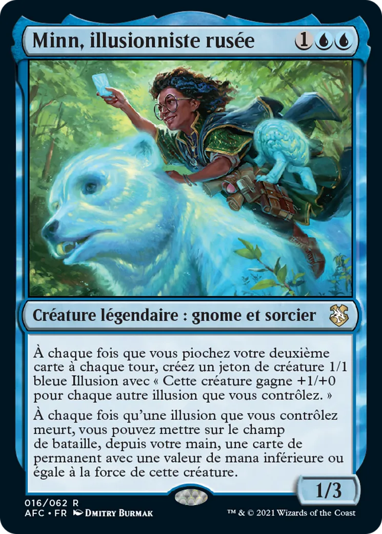 Minn, illusionniste rusée — Forgotten Realms Commander — Magic: The Gathering