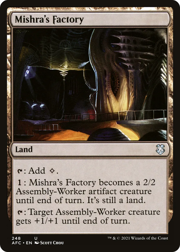 Mishra's Factory — Forgotten Realms Commander — Magic: The Gathering