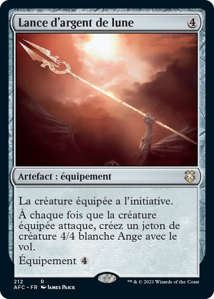 Lance d'argent de lune — Forgotten Realms Commander — Magic: The Gathering