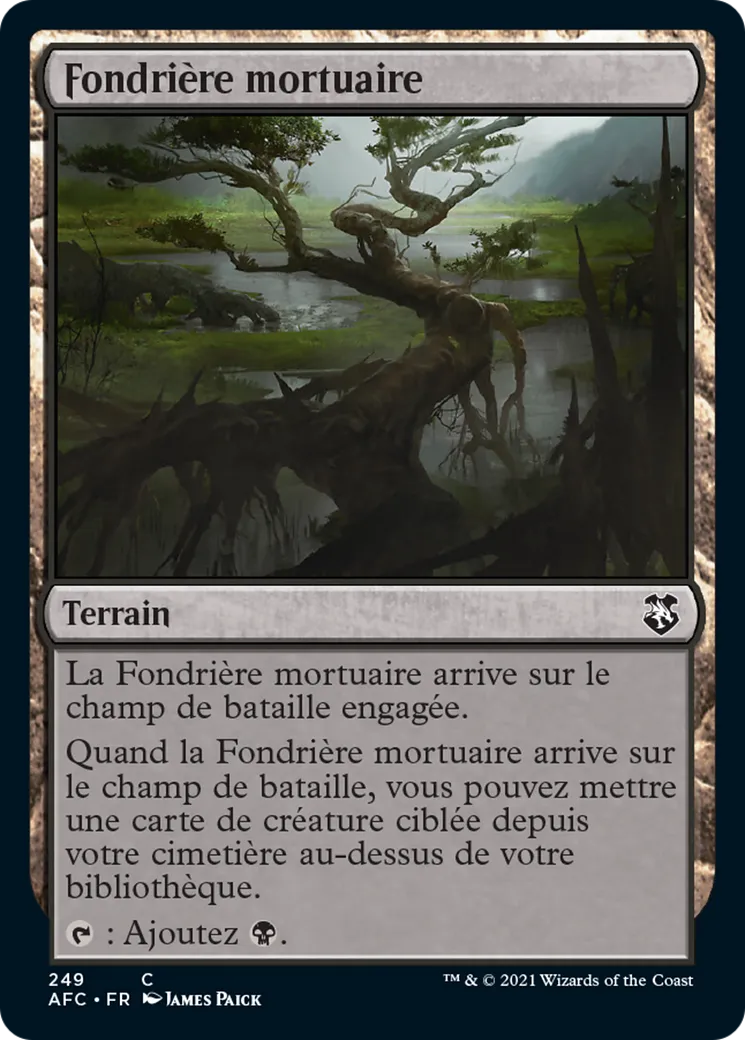 Fondrière mortuaire — Forgotten Realms Commander — Magic: The Gathering