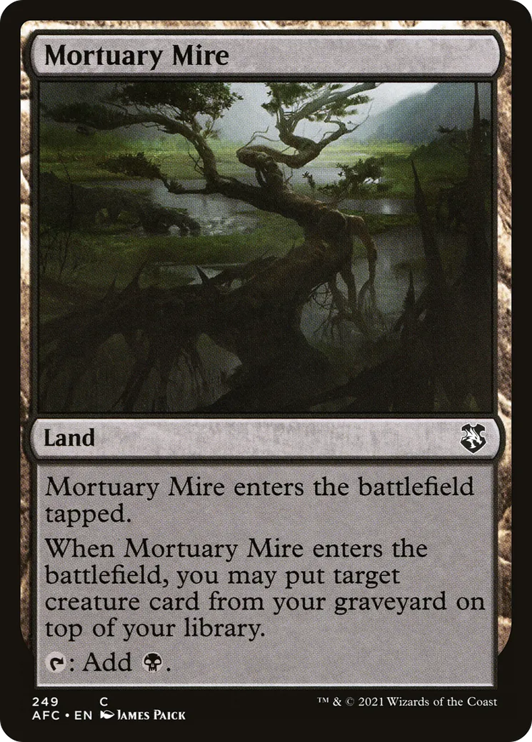 Mortuary Mire — Forgotten Realms Commander — Magic: The Gathering