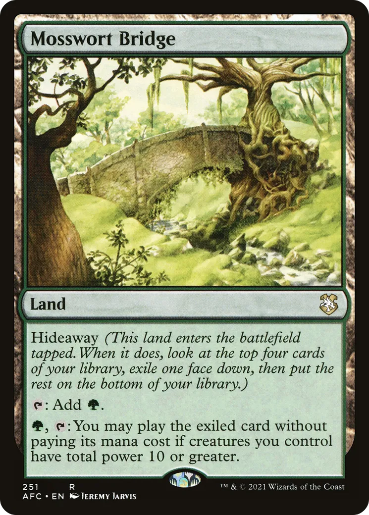 Mosswort Bridge — Forgotten Realms Commander — Magic: The Gathering