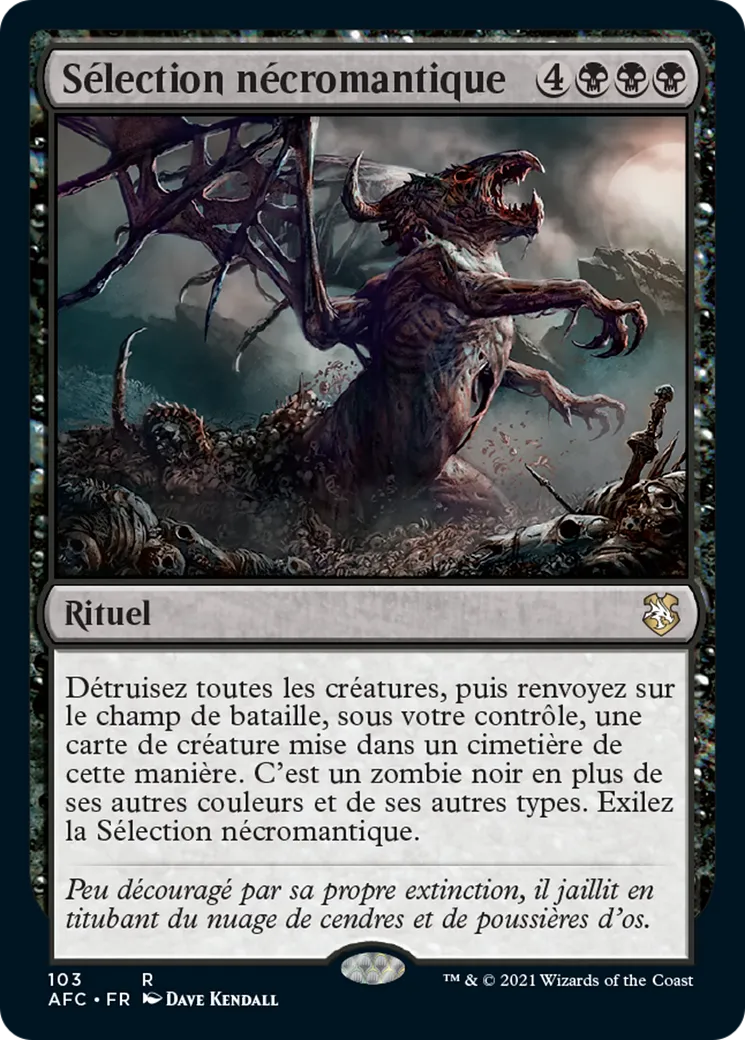 Sélection nécromantique — Forgotten Realms Commander — Magic: The Gathering