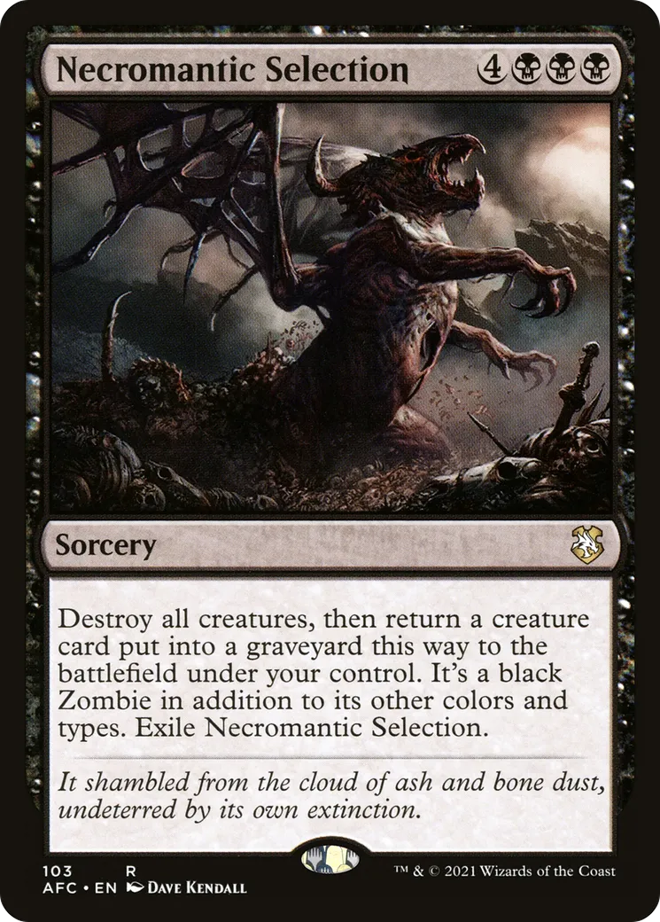 Necromantic Selection — Forgotten Realms Commander — Magic: The Gathering