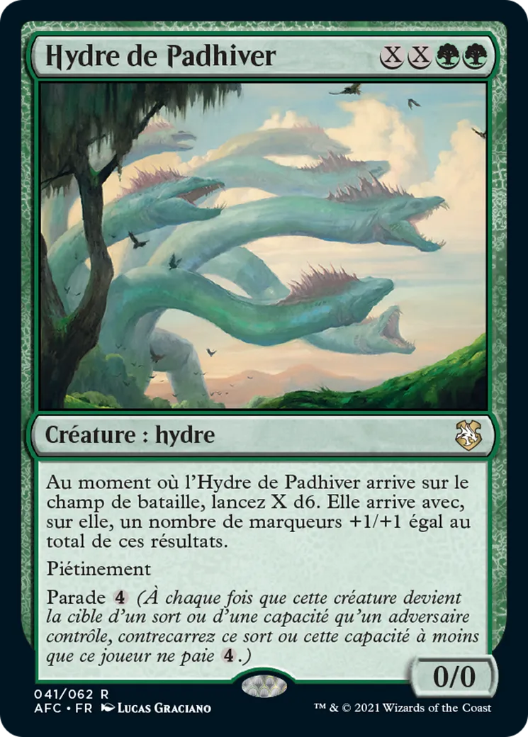 Hydre de Padhiver — Forgotten Realms Commander — Magic: The Gathering
