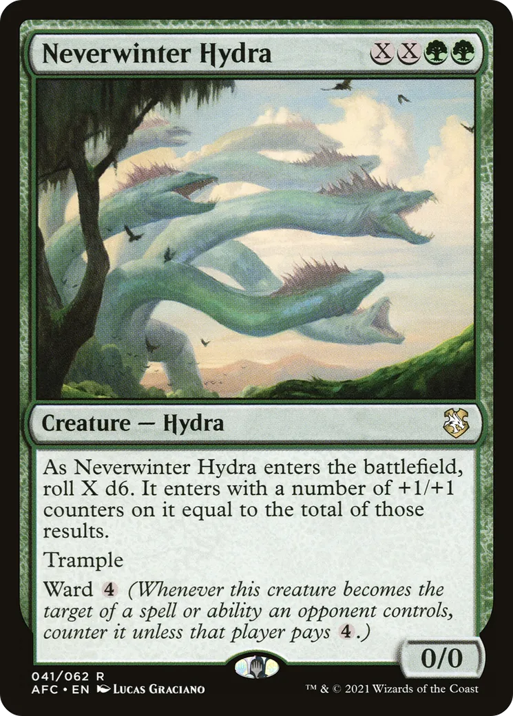 Neverwinter Hydra — Forgotten Realms Commander — Magic: The Gathering
