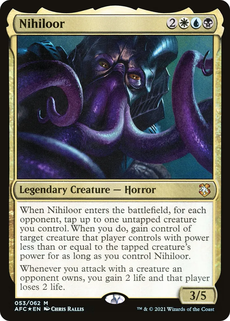 Nihiloor — Forgotten Realms Commander — Magic: The Gathering