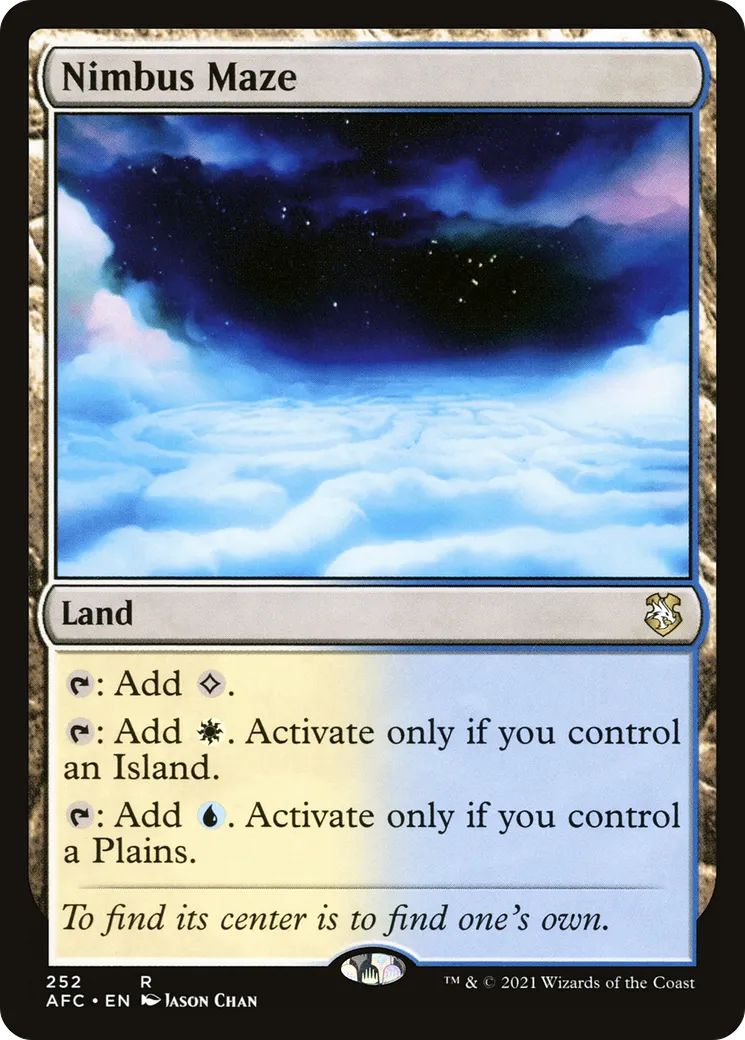 Nimbus Maze — Forgotten Realms Commander — Magic: The Gathering