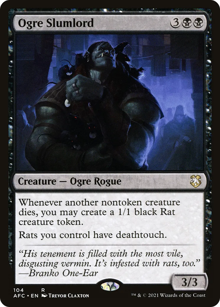 Ogre Slumlord — Forgotten Realms Commander — Magic: The Gathering