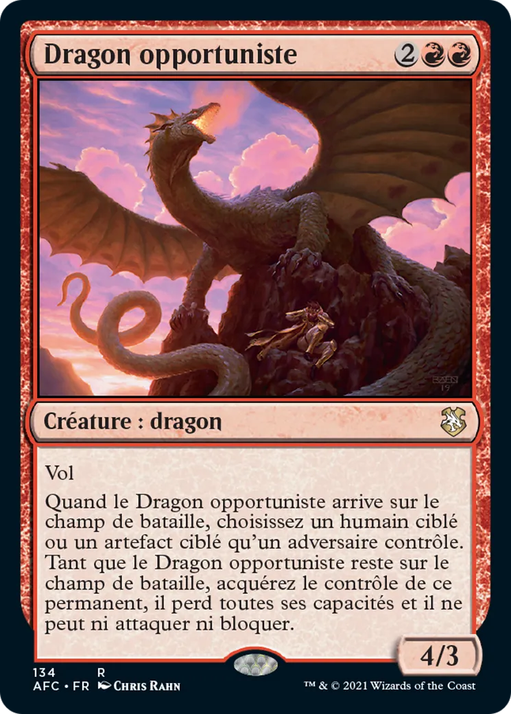 Dragon opportuniste — Forgotten Realms Commander — Magic: The Gathering