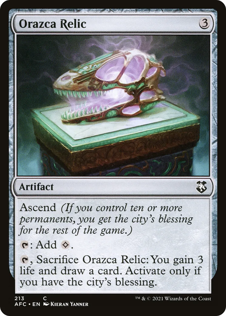 Orazca Relic — Forgotten Realms Commander — Magic: The Gathering