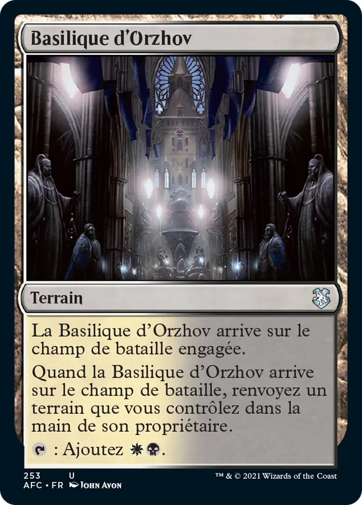 Basilique d'Orzhov — Forgotten Realms Commander — Magic: The Gathering