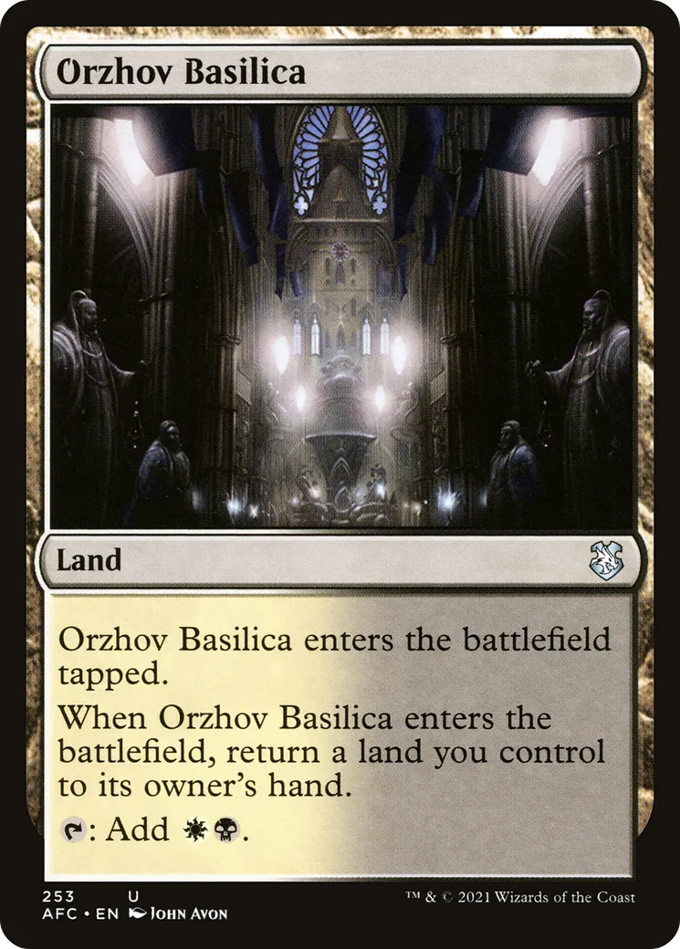 Orzhov Basilica — Forgotten Realms Commander — Magic: The Gathering