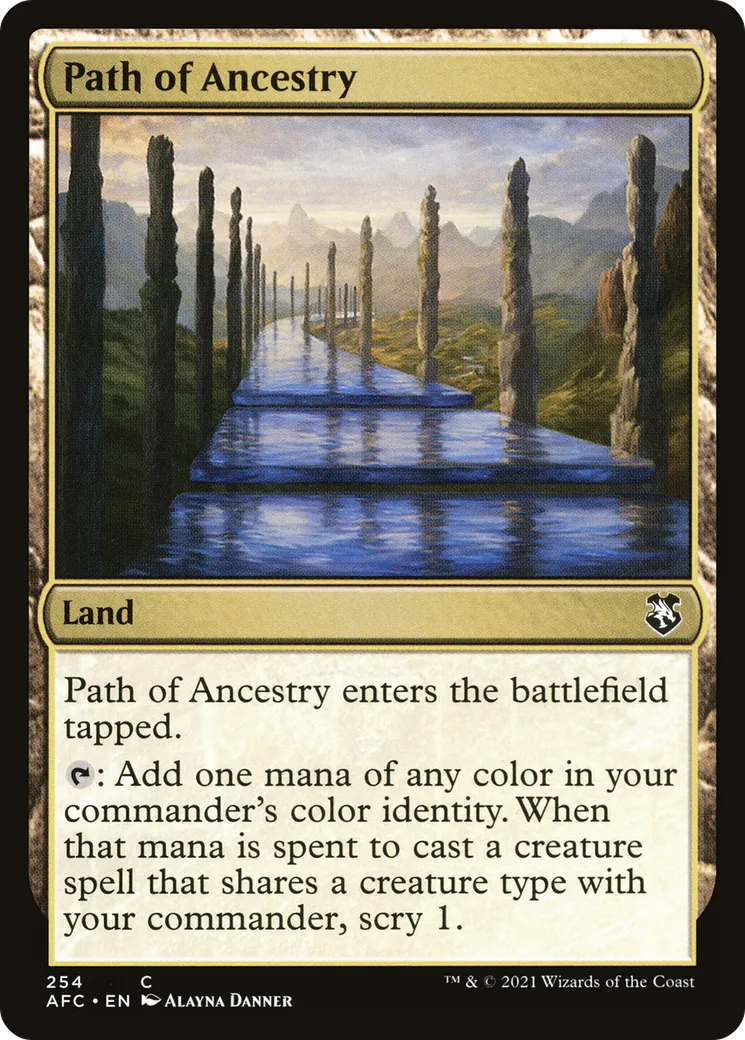 Path of Ancestry — Forgotten Realms Commander — Magic: The Gathering