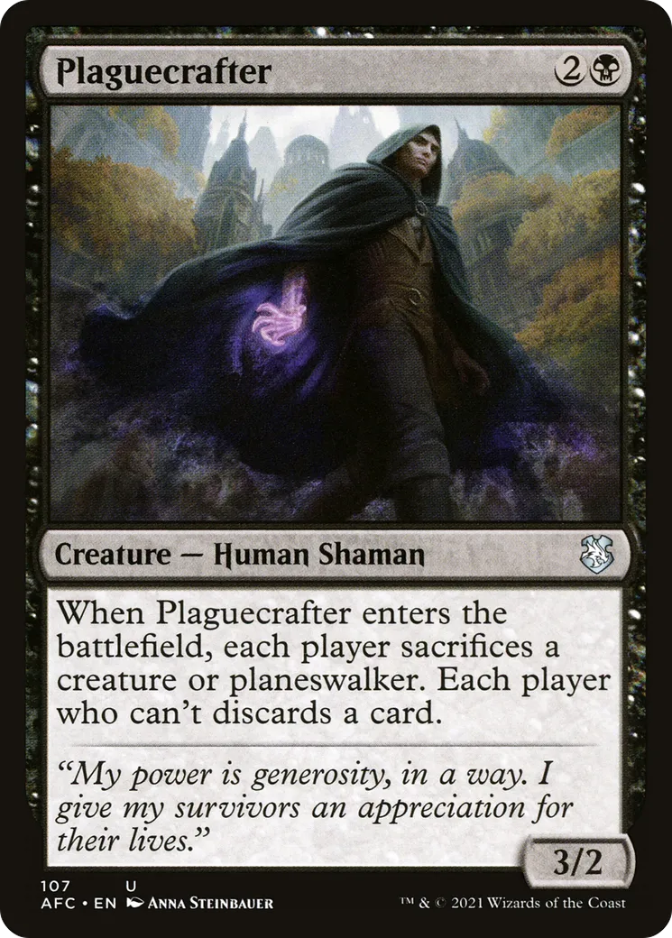 Plaguecrafter — Forgotten Realms Commander — Magic: The Gathering