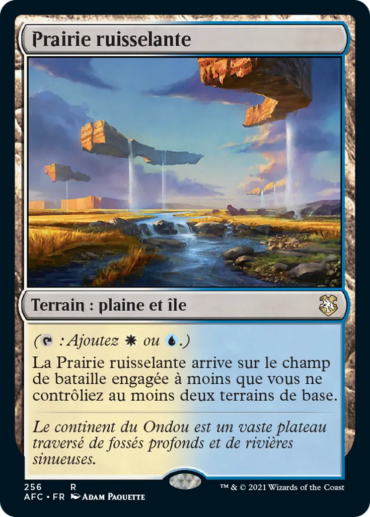 Prairie ruisselante — Forgotten Realms Commander — Magic: The Gathering