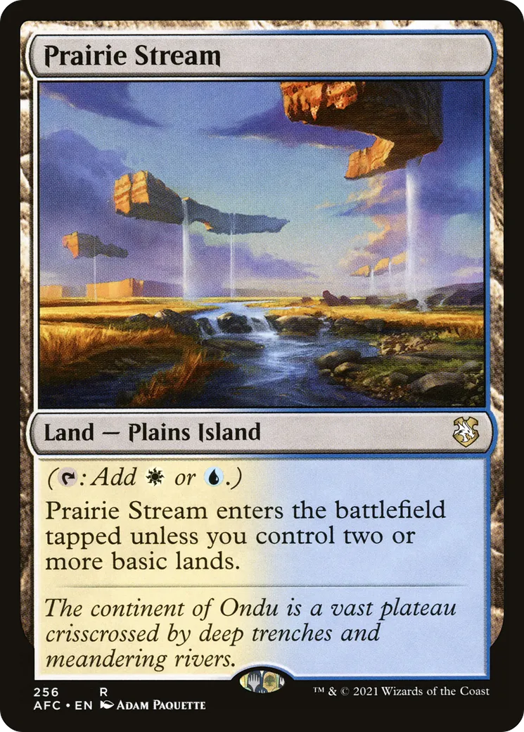 Prairie Stream — Forgotten Realms Commander — Magic: The Gathering