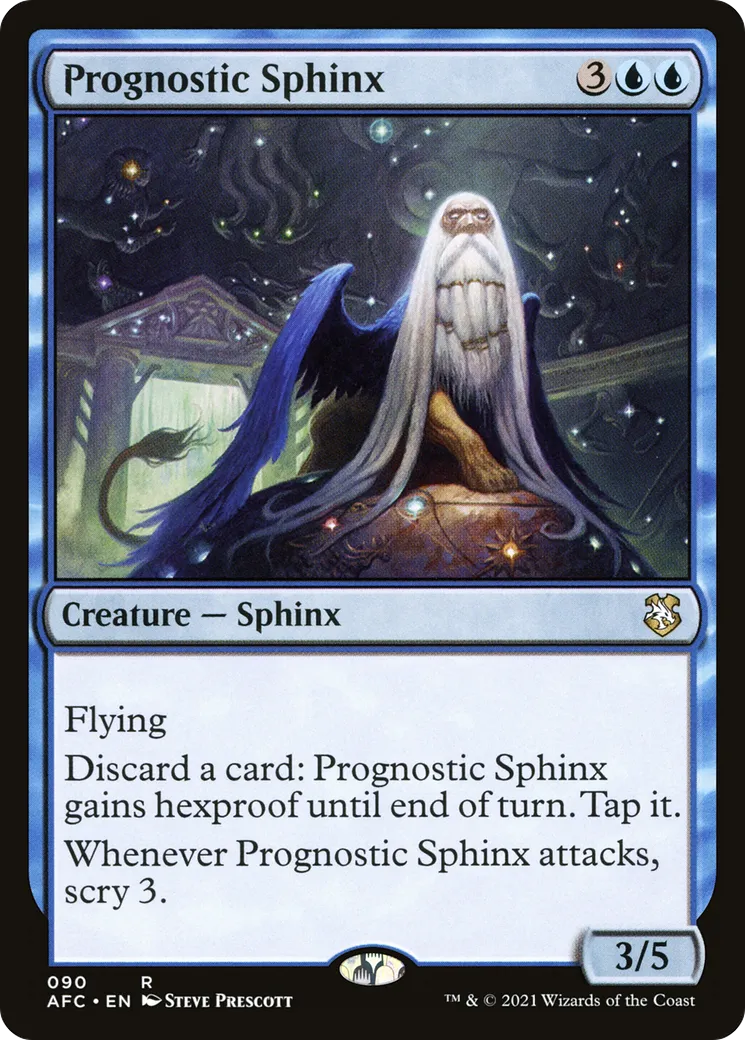Sphinx des auspices — Forgotten Realms Commander — Magic: The Gathering