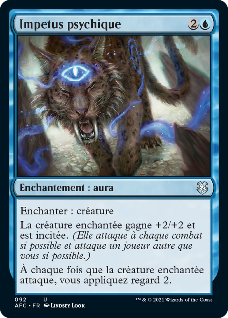 Impetus psychique — Forgotten Realms Commander — Magic: The Gathering