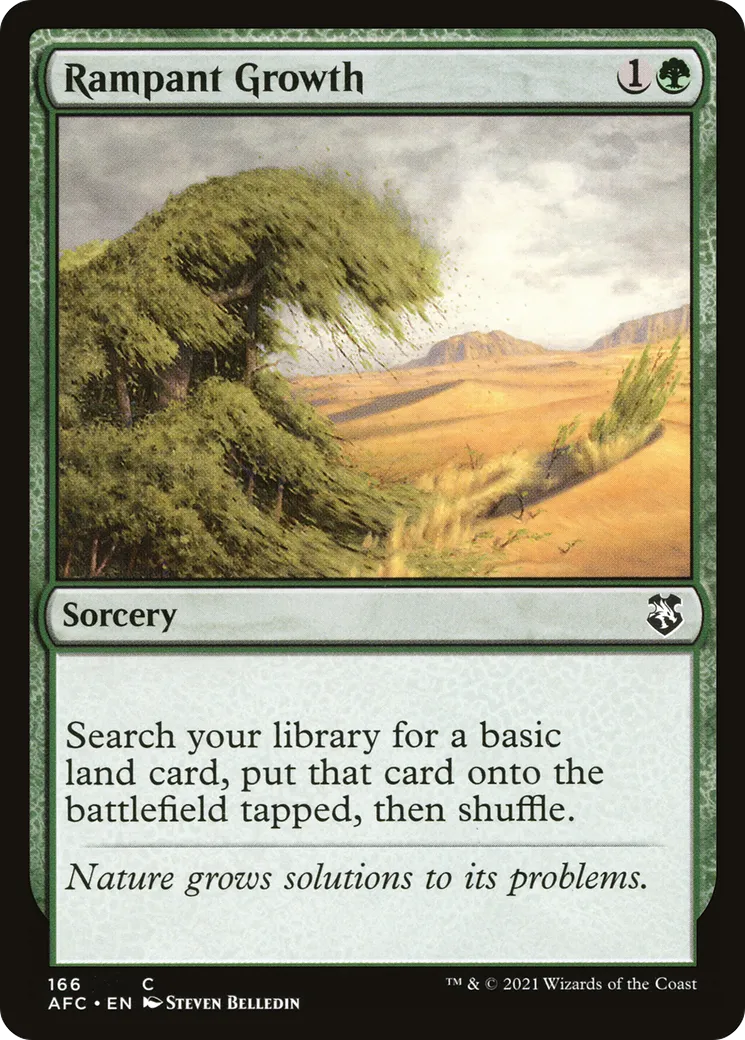 Rampant Growth — Forgotten Realms Commander — Magic: The Gathering