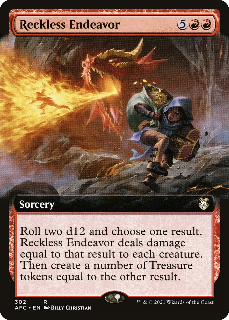Reckless Endeavor — Forgotten Realms Commander — Magic: The Gathering