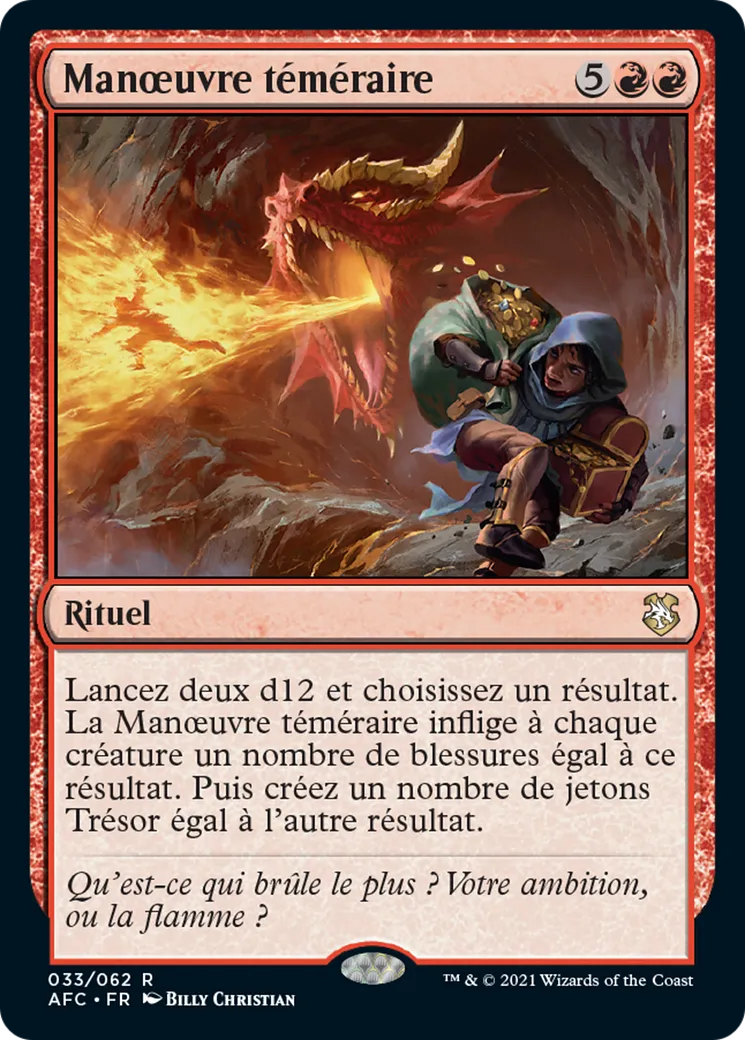 Manœuvre téméraire from Forgotten Realms Commander - Magic: The Gathering