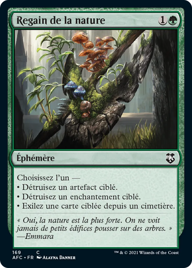 Regain de la la nature — Forgotten Realms Commander — Magic: The Gathering