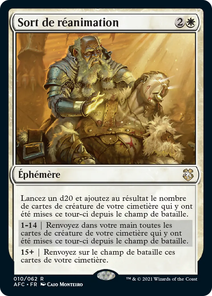 Sort de réanimation — Forgotten Realms Commander — Magic: The Gathering