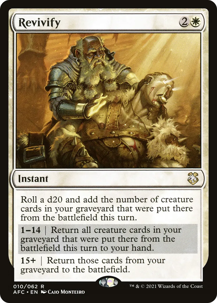 Revivify — Forgotten Realms Commander — Magic: The Gathering